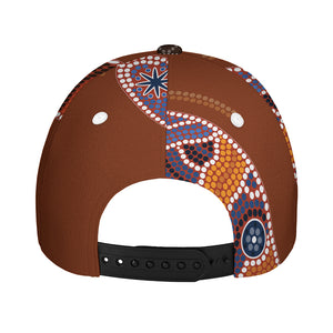 Aboriginal Dot Boomerang Print Baseball Cap