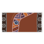 Aboriginal Dot Boomerang Print Beach Towel