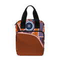 Aboriginal Dot Boomerang Print Bible Tote Bag