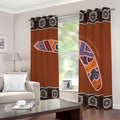 Aboriginal Dot Boomerang Print Dimout Grommet Curtains
