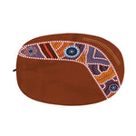 Aboriginal Dot Boomerang Print Car Side Mirror Covers