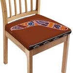 Aboriginal Dot Boomerang Print Chair Cushion Cover