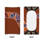 Aboriginal Dot Boomerang Print Changing Pad Cover