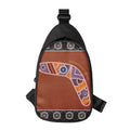 Aboriginal Dot Boomerang Print Sling Bag