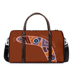 Aboriginal Dot Boomerang Print Duffle Bag
