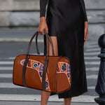 Aboriginal Dot Boomerang Print Duffle Bag