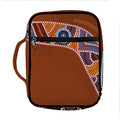Aboriginal Dot Boomerang Print Front Pocket Bible Bag