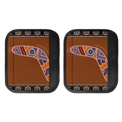 Aboriginal Dot Boomerang Print Handle Covers