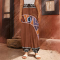 Aboriginal Dot Boomerang Print Harem Pants
