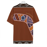 Aboriginal Dot Boomerang Print Hawaiian Shirt