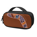 Aboriginal Dot Boomerang Print Portable Cooler Travel Case