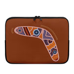Aboriginal Dot Boomerang Print Laptop Sleeve
