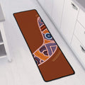 Aboriginal Dot Boomerang Print Long Kitchen Mat