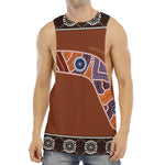 Aboriginal Dot Boomerang Print Men's Muscle Tank Top