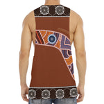 Aboriginal Dot Boomerang Print Men's Muscle Tank Top