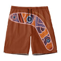 Aboriginal Dot Boomerang Print Men's Swim Trunks