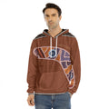 Aboriginal Dot Boomerang Print Men's Velvet Pullover Hoodie
