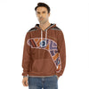 Aboriginal Dot Boomerang Print Men's Velvet Pullover Hoodie