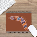 Aboriginal Dot Boomerang Print Mouse Pad