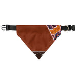 Aboriginal Dot Boomerang Print Over The Collar Dog Bandana