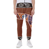 Aboriginal Dot Boomerang Print Scuba Joggers