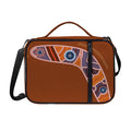 Aboriginal Dot Boomerang Print Shoulder Strap Bible Bag