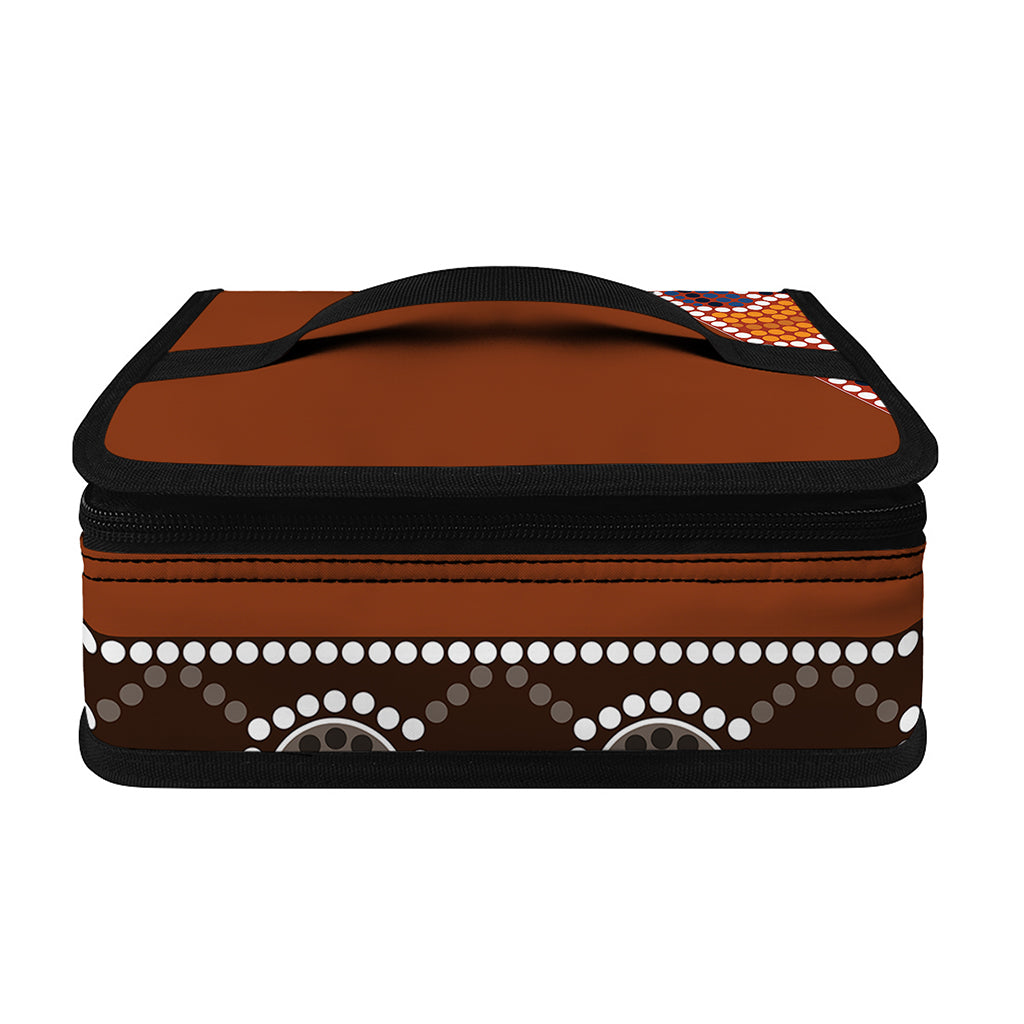 Aboriginal Dot Boomerang Print Small Lunch Bag