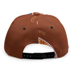 Aboriginal Dot Boomerang Print Snapback Cap