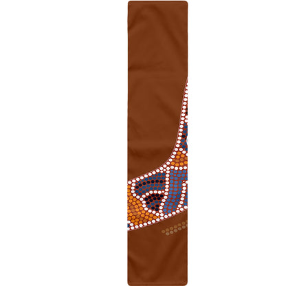 Aboriginal Dot Boomerang Print Table Runner