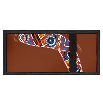 Aboriginal Dot Boomerang Print Trifold Wallet