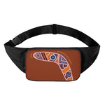 Aboriginal Dot Boomerang Print Waist Bag