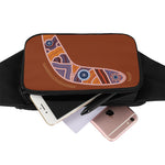 Aboriginal Dot Boomerang Print Waist Bag