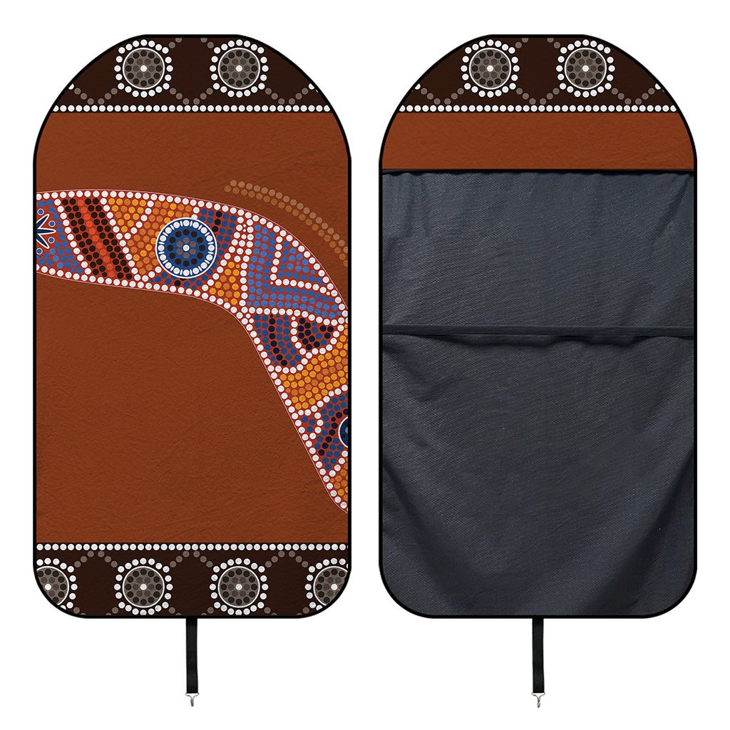 Aboriginal Dot Boomerang Print Waterproof Car Seat Cover
