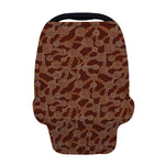 Aboriginal Indigenous Dot Pattern Print Baby Seat Cover