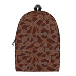 Aboriginal Indigenous Dot Pattern Print Backpack