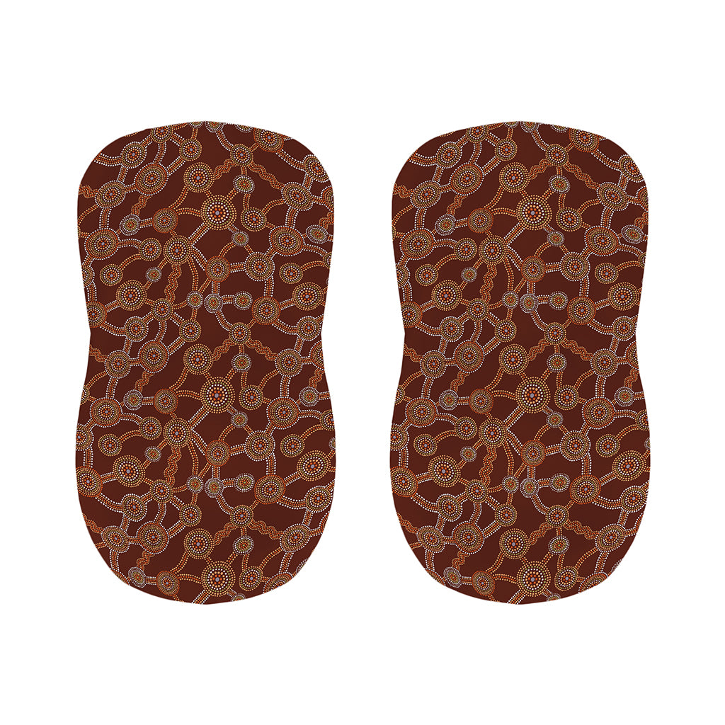 Aboriginal Indigenous Dot Pattern Print Bar Stool Covers