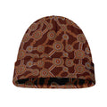 Aboriginal Indigenous Dot Pattern Print Beanie