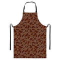 Aboriginal Indigenous Dot Pattern Print Bib Apron With Pocket