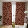 Aboriginal Indigenous Dot Pattern Print Dimout Pencil Pleat Curtains