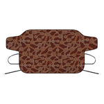 Aboriginal Indigenous Dot Pattern Print Car Windshield Snow Cover