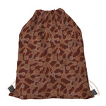 Aboriginal Indigenous Dot Pattern Print Drawstring Bag