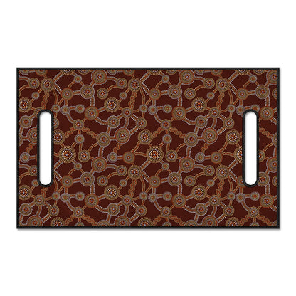 Aboriginal Indigenous Dot Pattern Print Golf Cart Seat Cover