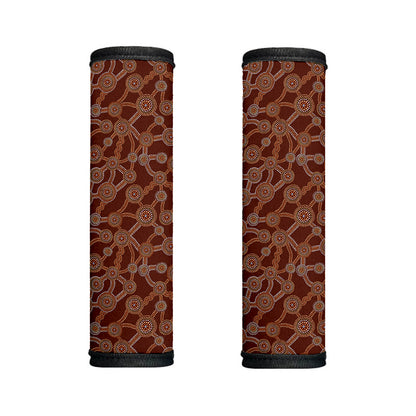 Aboriginal Indigenous Dot Pattern Print Handle Covers
