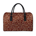 Aboriginal Indigenous Dot Pattern Print Leather Duffel Bag