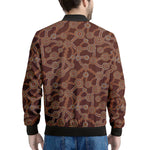 Aboriginal Indigenous Dot Pattern Print Men's Bomber Jacket