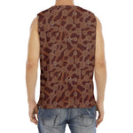 Aboriginal Indigenous Dot Pattern Print Men's Fitness Tank Top