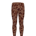 Aboriginal Indigenous Dot Pattern Print Men's Leggings