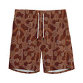 Aboriginal Indigenous Dot Pattern Print Men's Athletic Shorts