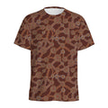 Aboriginal Indigenous Dot Pattern Print Men's Athletic T-Shirt