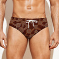 Aboriginal Indigenous Dot Pattern Print Men's Swim Briefs